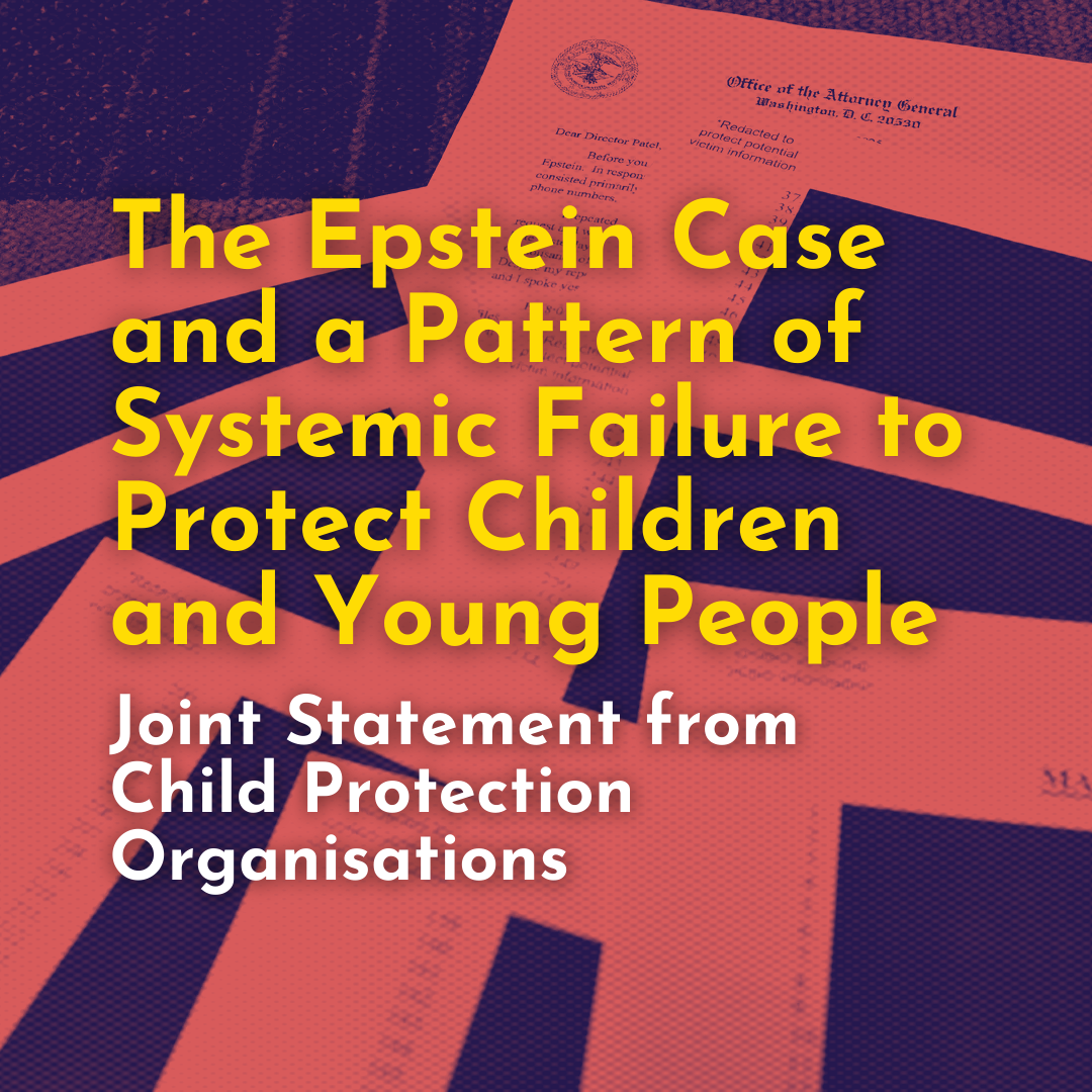 A Joint Statement from Child Protection Organisations: The Epstein Case