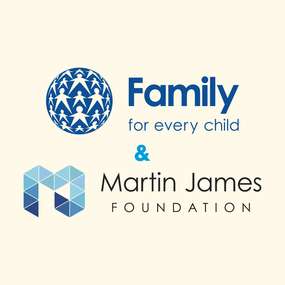 New Partnership: Family for Every Child and Martin James Foundation